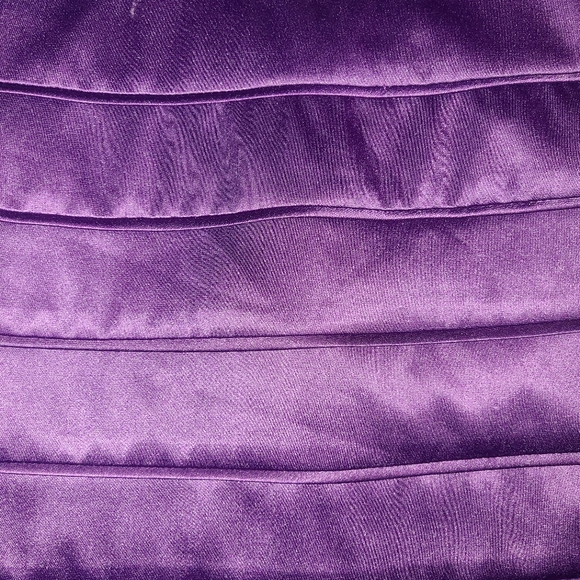 Ralph Lauren Purple Satin Party Dress Size 4 - Picture 6 of 6
